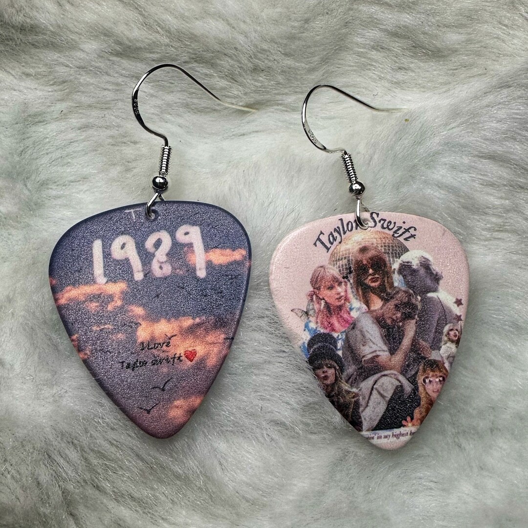 Electric Guitar Earrings For Women - Punk Rock Bass Dangle Drop Earrings, Music Jewelry Gift For Concerts & Parties