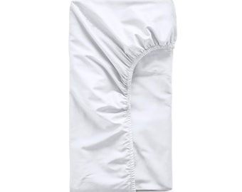 Luxury Organic Fairtrade Cotton Perfect Fitted Bed Sheet | Hotel Quality Bed Sheets | 100% Long Staple Organic Cotton - Sateen Finish