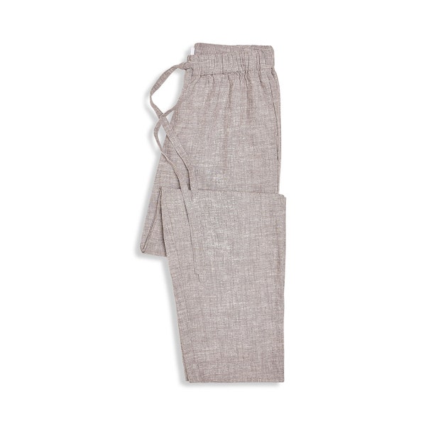 Womens Capri Trousers | Hemp & Organic Cotton 100% Eco Sustainable | Ladies High Waist Pants Comfy Loungewear | Elastic Waistband