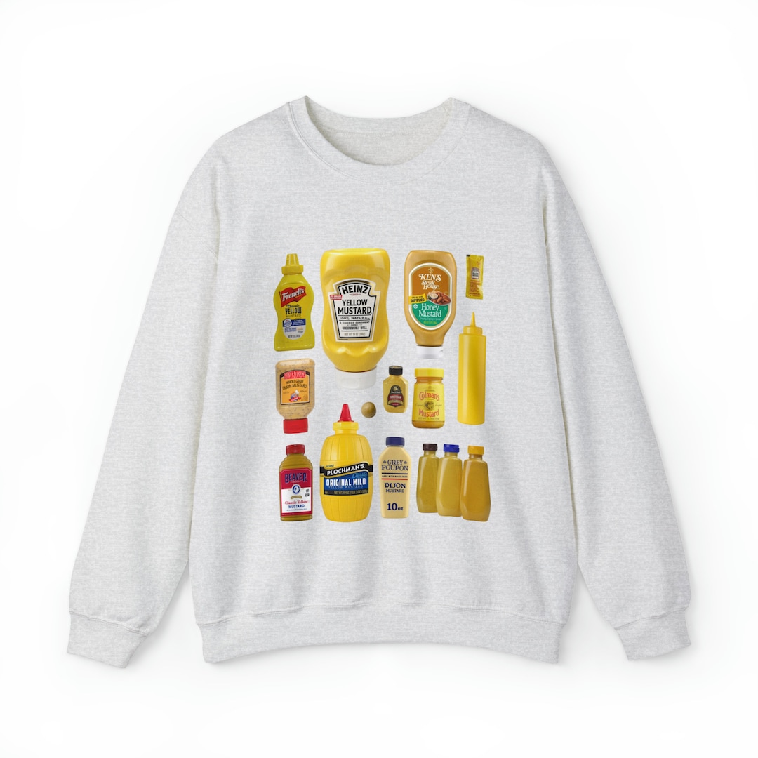 Vintage Mustard Sweatshirt Mustard Lover Sweatshirt Unisex Funny
