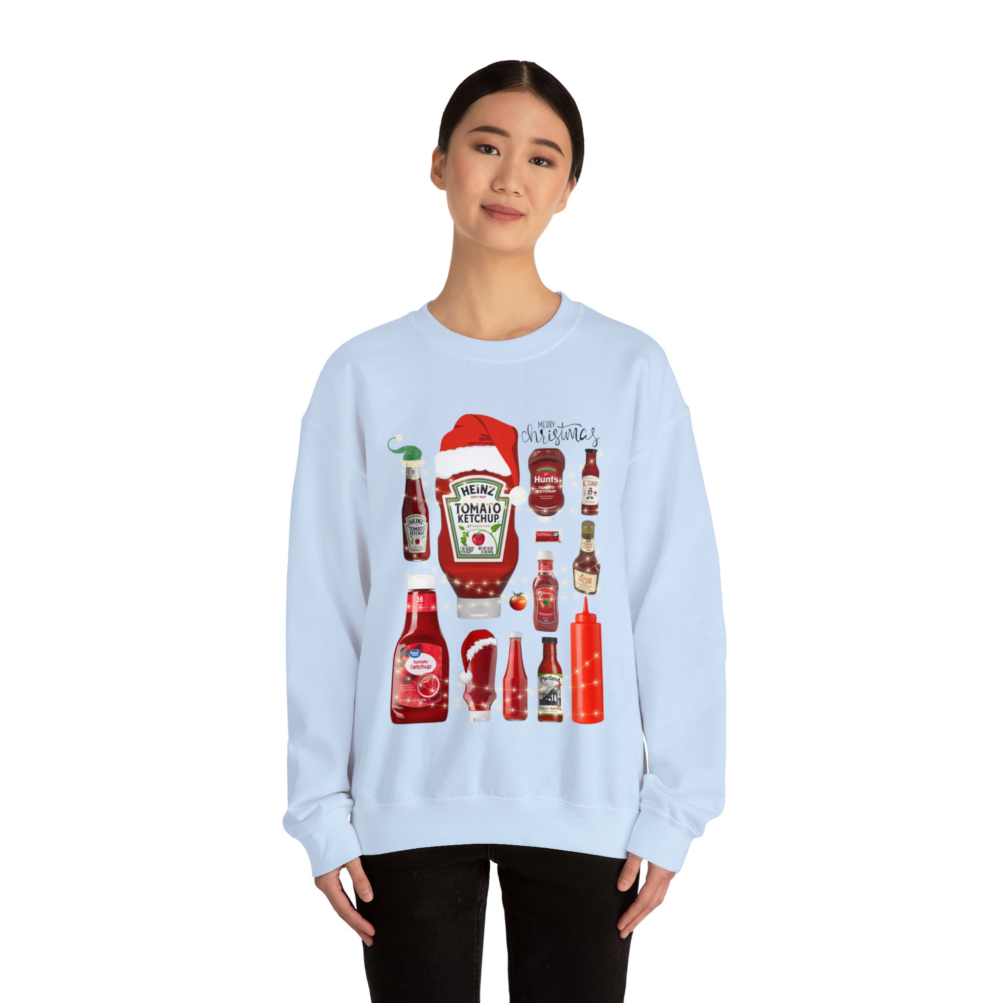 Christmas Ketchup Sweatshirt Merry Christmas Heinz Ketchup Sweatshirt