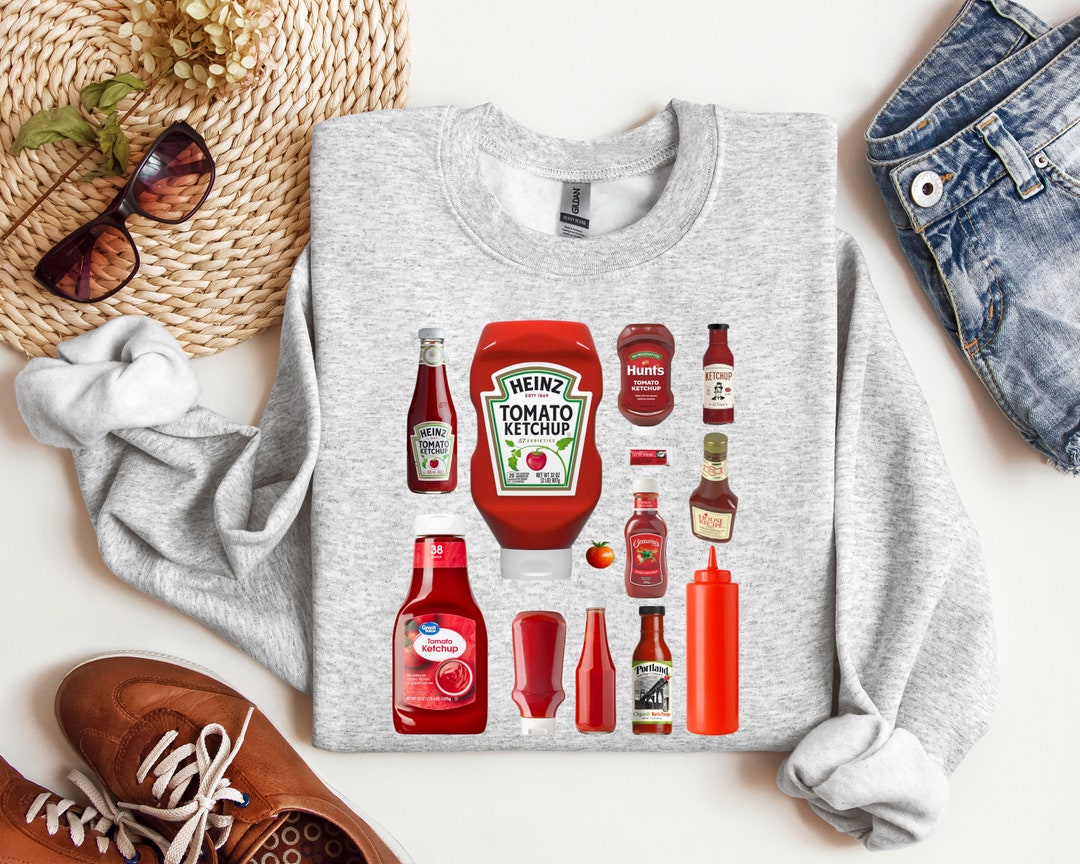 Ketchup Sweatshirt Ketchup Lovers Sweatshirt Unisex Funny Sweatshirt