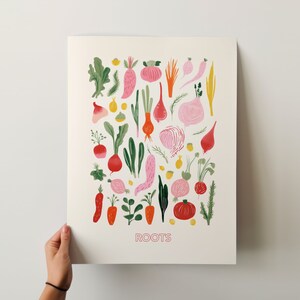 Abstract Wall art Kitchen Watercolour Printable Wall Decor for kitchen Downloadable Digital print Illustration image 6