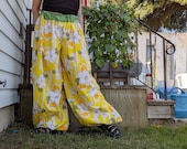 Eco-Chic Boho Genie Harem Pants - Loud and Yellow