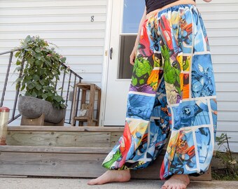 Eco-Chic Boho Genie Harem Pants - Avengenie