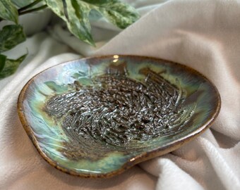 Green and Multicolor Glazed Garlic Grater