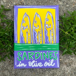 Sardines in Oil Canvas Art