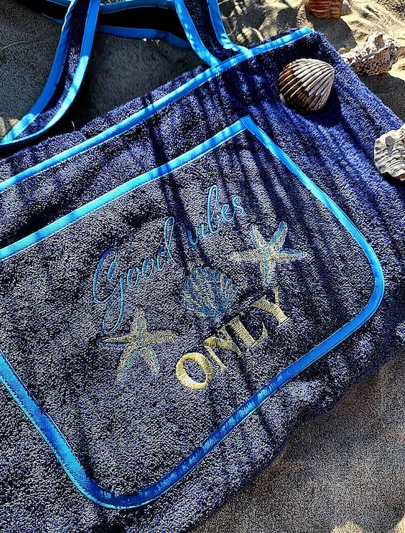 Terry Towel Beach Towel That Turns Into A Bag Terry Towel Beach