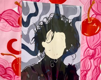 Eduard Scherenhände | inspiriert von Tim Burton Kunstplakat (A4) | Wohndeko