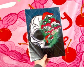 Lámina de tarot (a4)/decoración del hogar con tarot/carta del tarot de la muerte/regalos de tarot/arte mural de brujas/arte mural con tarot