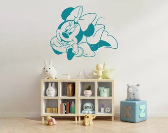 Minnie mouse decal Disney nursery decal Minnie decal Disney decal Mickey Playroom Minnie decal Mickey mouse decal Nursery Minnie decal