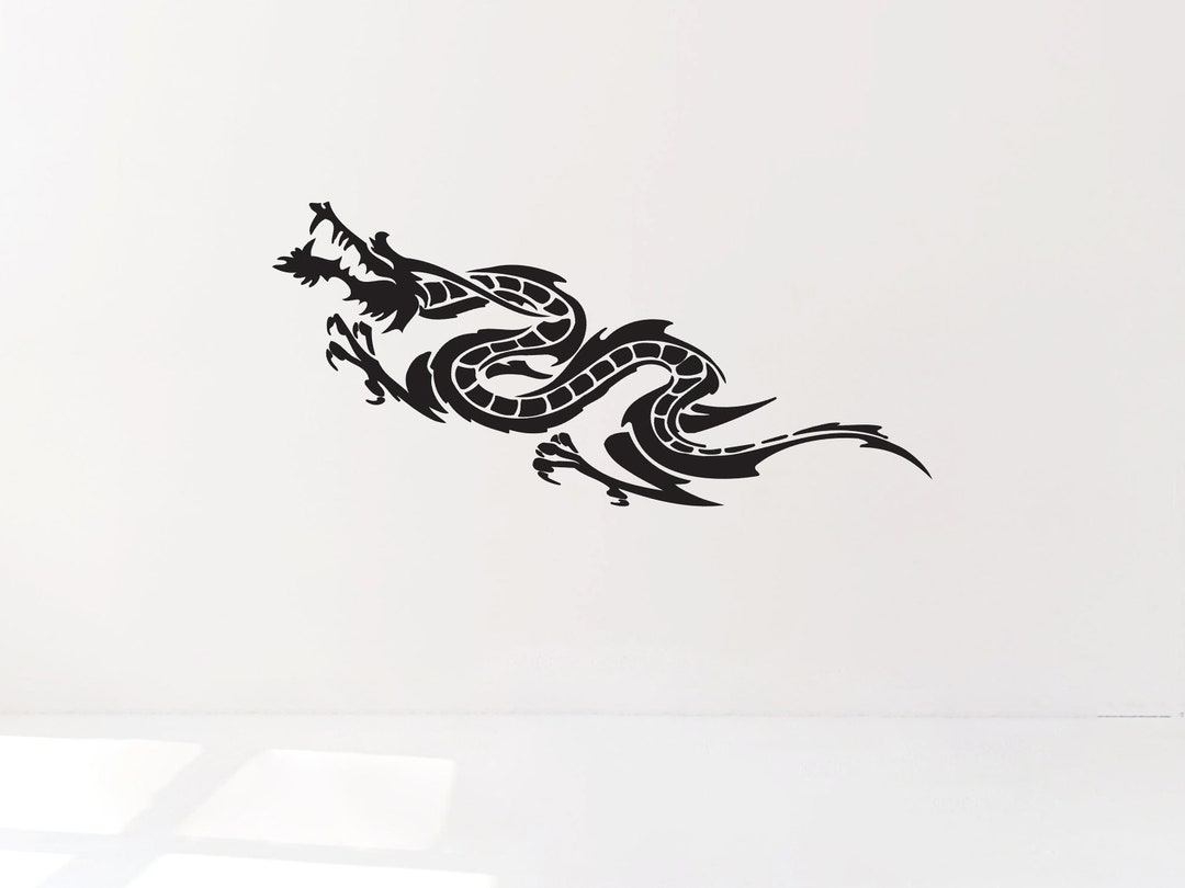 Oriental Dragon Decal Chinese Dragon Decal Car Dragon Decal Etsy