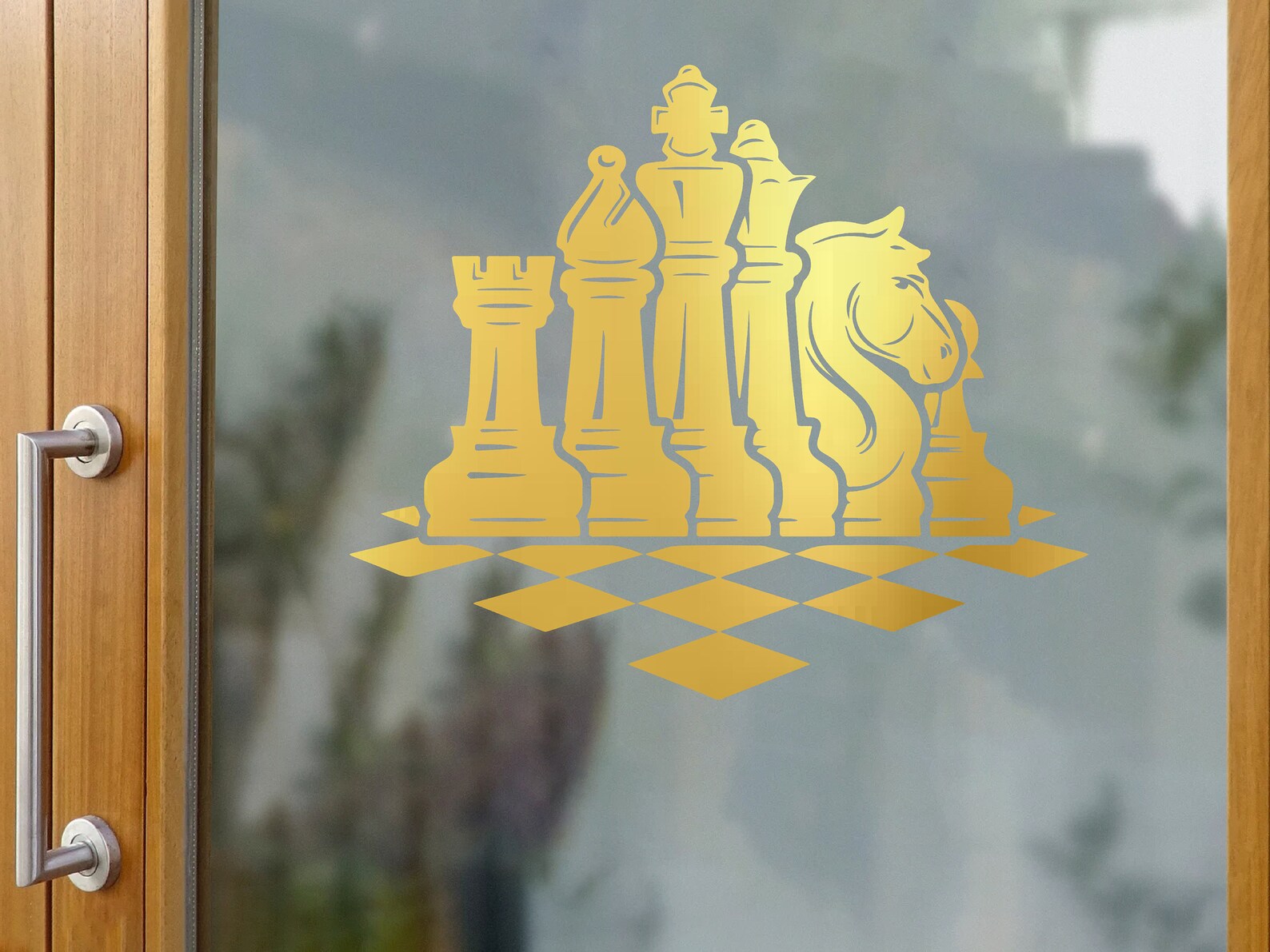 Chess Decal Chess Game Decal Game Room Chess Wall Decal Chess Piece ...