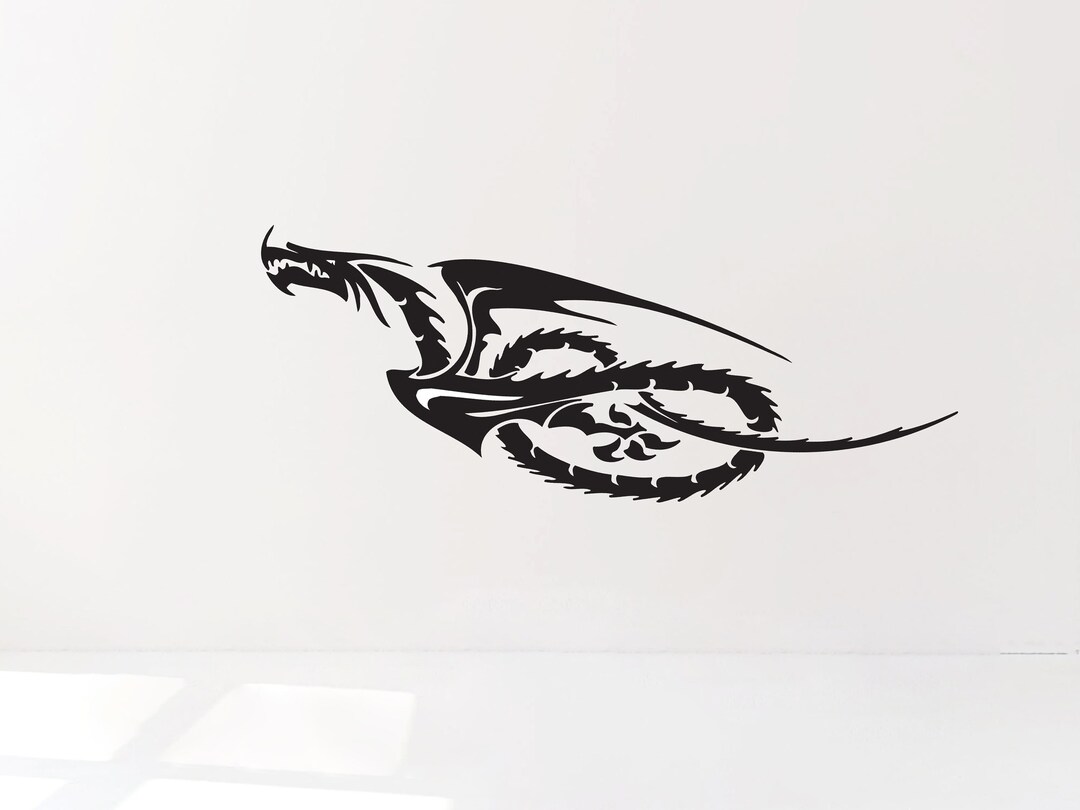 Dragon Decal Dragon Vinyl Decal Dragon Car Decal Dragon Bike Etsy