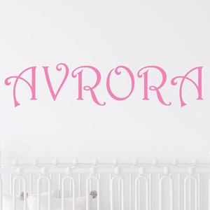 Custom name decal Nursery decal Child room decal Bedroom decal Name decal Girl room decor Boy room decor Home decor Wall decor