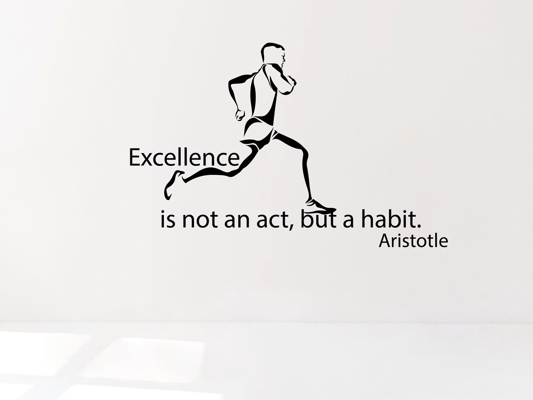 Running Quote Decal Track and Field Decal Runner Decal Marathon Run