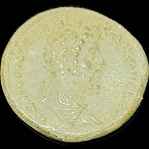 Reproduction of Roman Sestertius of Antoninus Pius in Bronze with Patina
