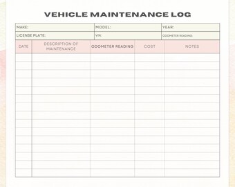 Onderhoudslogboek voertuig: blijf georganiseerd en verleng de levensduur van je auto