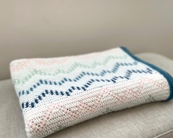 Northern Lights Crochet Blanket Pattern - Mosaic crochet Design (PDF Download) ,