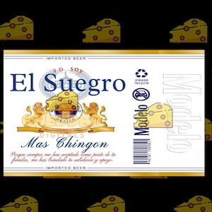 El suegro mas chingon PNG FILE l caneca de cerveja fosca l Tarro l Modelo l Sublimação l