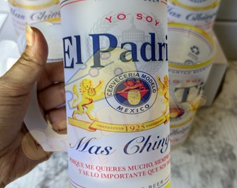 El Padrino mas chingon PNG FILE  l  frosted beer mug  l Tarro  l  Modelo  l  Sublimation  l