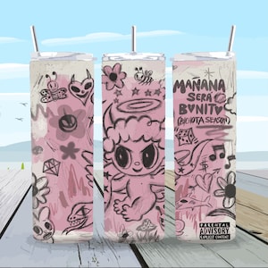 Karol  G Bichota Season Tumbler wrap  I  Tumbler Wrap  I  20 oz Skinny Tumbler Wrap  I  Png File Only  I  karol G