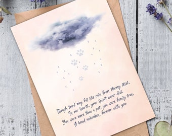 Dog Sympathy Card, Pet Loss Card, Pet Sympathy Card, Dog Loss Card, Loss of Pet Card, Loss of Dog Card