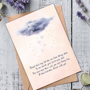 Dog Sympathy Card, Pet Loss Card, Pet Sympathy Card, Dog Loss Card, Loss of Pet Card, Loss of Dog Card