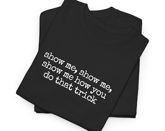 Just Like Heaven lyric tee | The Cure vintage typewriter font
