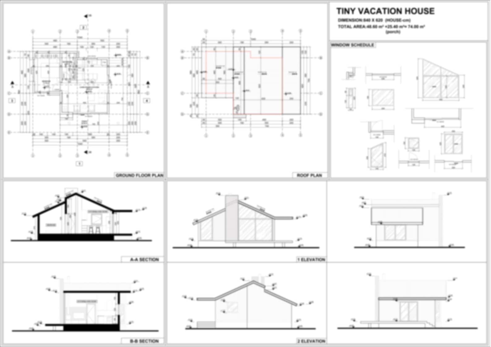 Modern Cabin House Plan | Contemporary Small Home Design | Digital ...