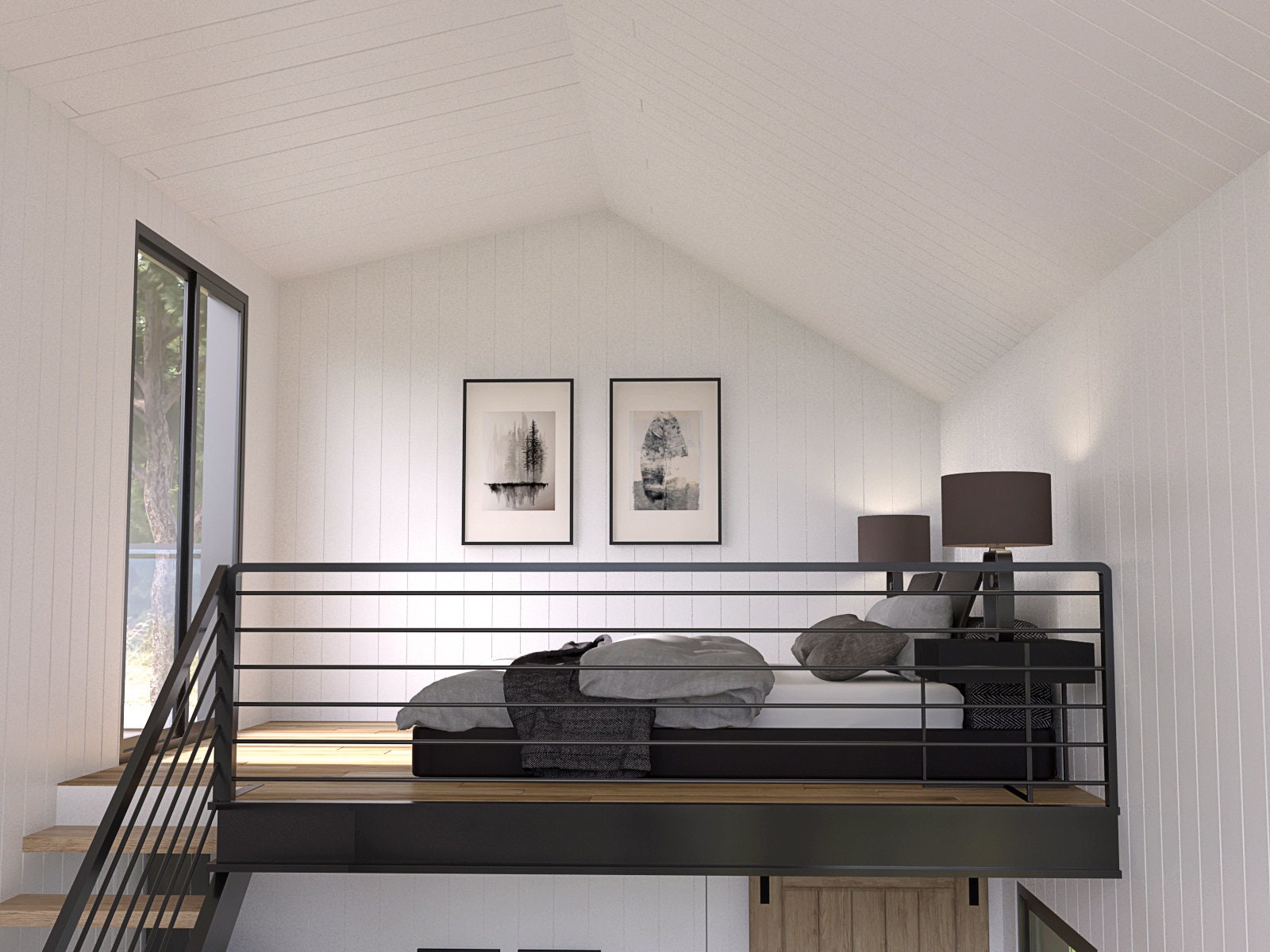 Tiny House Design, 1 Bedroom, Balcony (digital Download) - Etsy