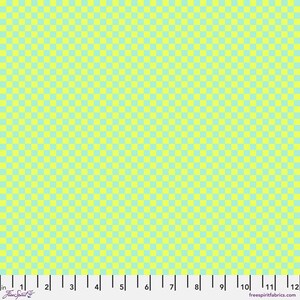 Tula Pink Check Please - Moonbeam || Untamed - By The Yard (36&quot; x 43/44&quot;)
