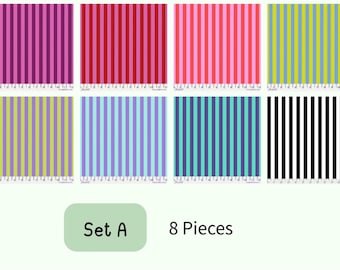 Zestaw Tula Pink Tent Stripe marki Free Spirit Fabrics