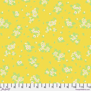 Tula Pink What a Ditz - Buttercup || Tula Pink True Colors - By The Yard (36&quot; x 43/44&quot;)