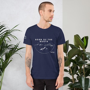 Upstate Pride T-Shirt: 518, Mountains Design