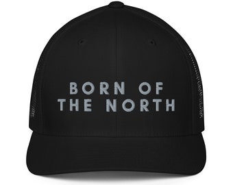 Born of the North - Closed-back trucker cap
