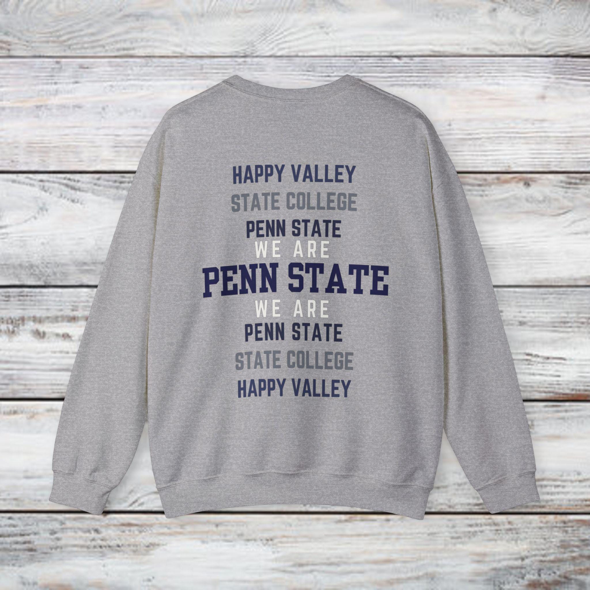 Penn State Heavy Blend Sweatshirt Happy Valley Team Spirit Pullover Nittany Lions Crewneck Jumper Gift for Fans College Football Etsy