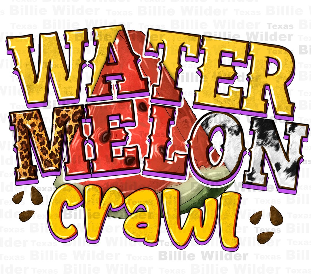 Watermelon Crawl Png Sublimation Design Download, Hello Summer Png