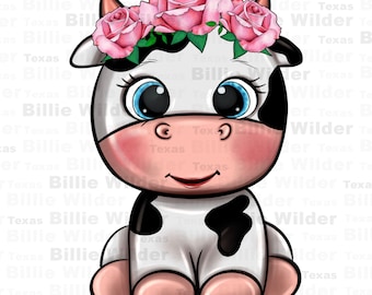 Cute cow png sublimation design download, hand drawn cow png, cow design png, animal png, baby cow png, sublimate designs download