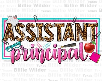 Stellvertretender Direktor png Sublimation Design download, westlicher Assistent png, Prinzipal Assistent Leben png, sublimieren designs download