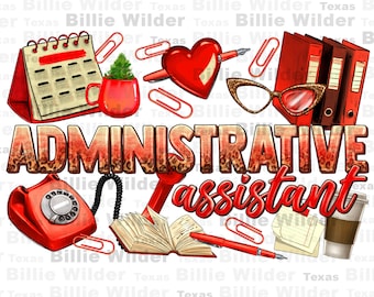 Asistente administrativo png descarga de diseño de sublimación, png administrativo occidental, diseños de asistente png, descarga de diseños sublimados
