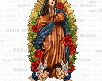 Lady of guadalupe with roses png sublimation design download, Mexican png, Our Lady of Guadalupe png, Mexican mom png, sublimate download