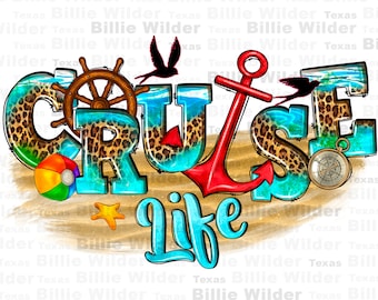 Téléchargement de conception de sublimation png de la vie de croisière, bonjour png d'été, png de croisière occidentale, png de voyage d'été, téléchargement de conceptions sublimées