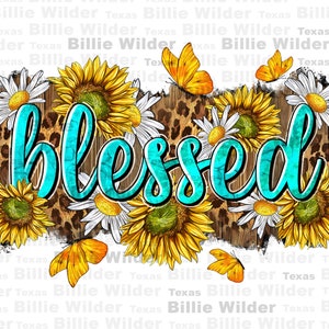 Blessed png sublimation design download, Christian png, Religious png, western png design, sublimate designs download