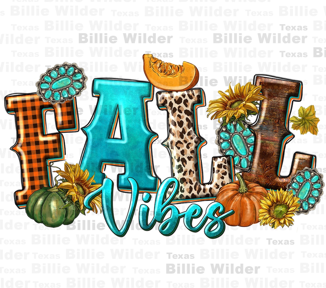 Fall Vibes Png Sublimation Design Download, Hello Fall Png, Autumn Png ...