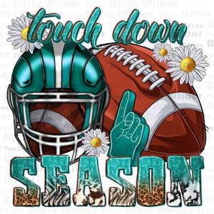 Touch down season png sublimation design download, American Football png, game day png, sport png, sublimate designs download