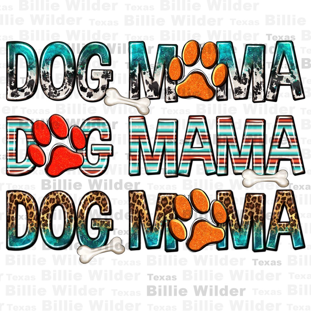 Dog Mama Png Sublimation Design Download, Mother's Day Png, Western ...