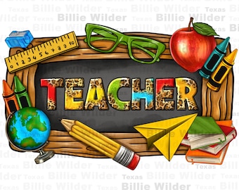 Teacher png sublimation design download, Teacher's Day png, back to school png, Teacher life png, sublimate designs download