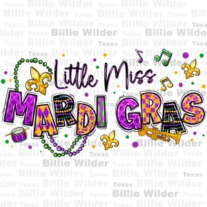 Little miss Mardi Gras png sublimation design download, Happy Mardi Gras png, Mardi Gras Carnaval png, sublimate designs download