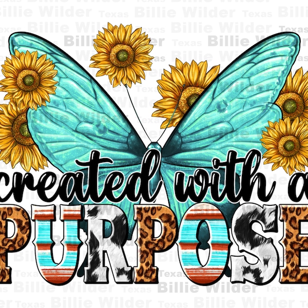 Created with a purpose png sublimation design download, Christian png, Religious png, Faith png, western png design, designs download